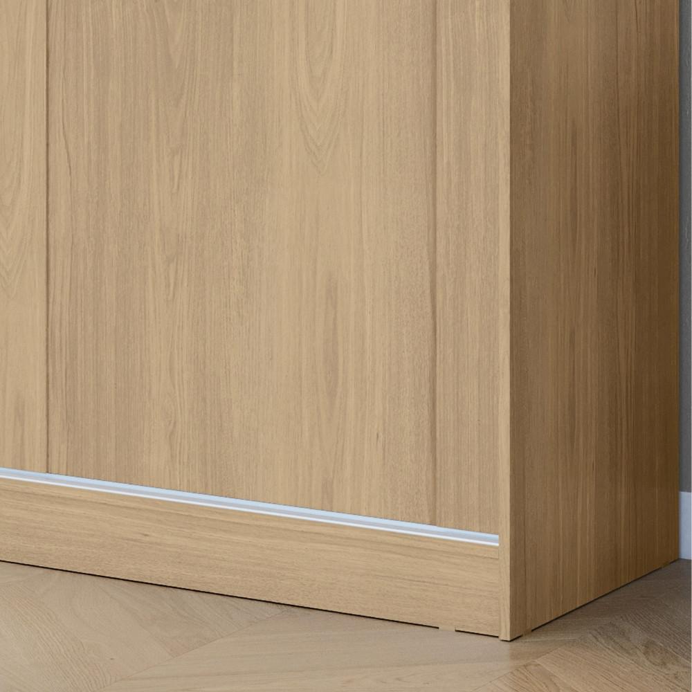 Guarda Roupa Solteiro 3 Portas 3 Gavetas em MDF Bagdá Visão Móveis - 6