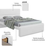 Cama Casal 140cm MDF Loop Lopas - 3
