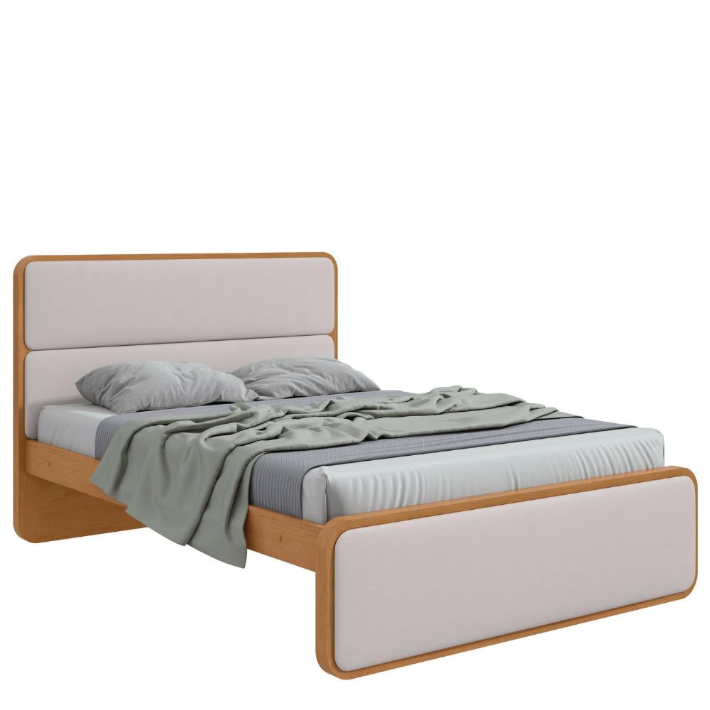 Cama Casal 140cm MDF Loop Lopas - 2