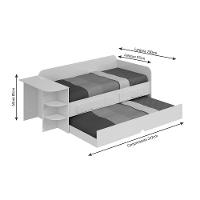Bicama Solteiro com Nicho Lateral Helena Permobili - 4