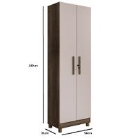 Armário Multiuso 2 Portas com Pés Sparta Benetil