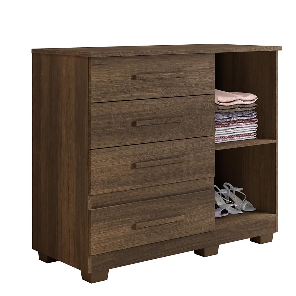 Cômoda 4 Gavetas 1 Porta com Pés Florença Benetil - 3