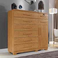 Cômoda 8 Gavetas 1 Porta com Pés New Vitoria Benetil - 1