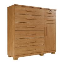 Cômoda 8 Gavetas 1 Porta com Pés New Vitoria Benetil - 2