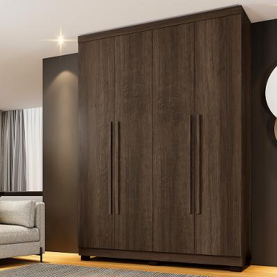 Guarda Roupa Solteiro 4 Portas com Pés New Master Benetil