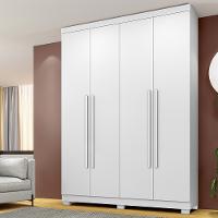 Guarda Roupa Solteiro 4 Portas com Pés New Master Benetil - 1