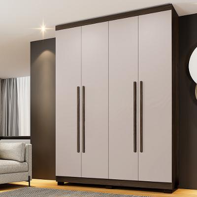 Guarda Roupa Solteiro 4 Portas com Pés New Master Benetil