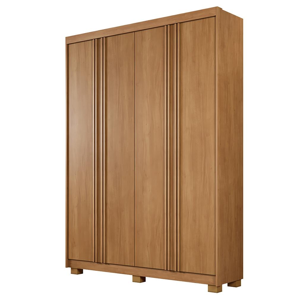 Guarda Roupa Solteiro 4 Portas com Pés Lisboa Benetil - 2