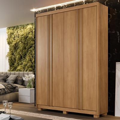 Guarda Roupa Solteiro 4 Portas com Pés Lisboa Benetil