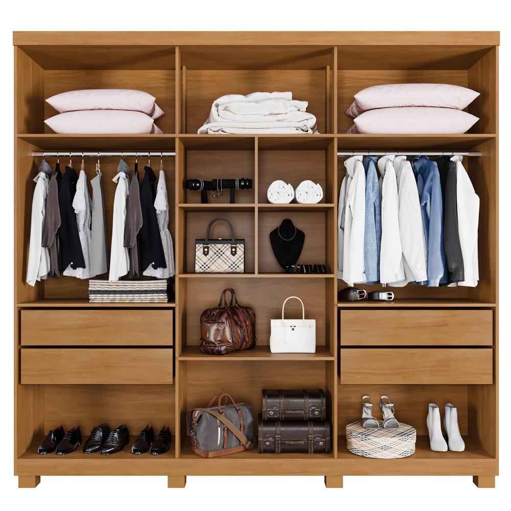 Guarda Roupa Casal 6 Portas com Pés Lisboa Benetil - 3