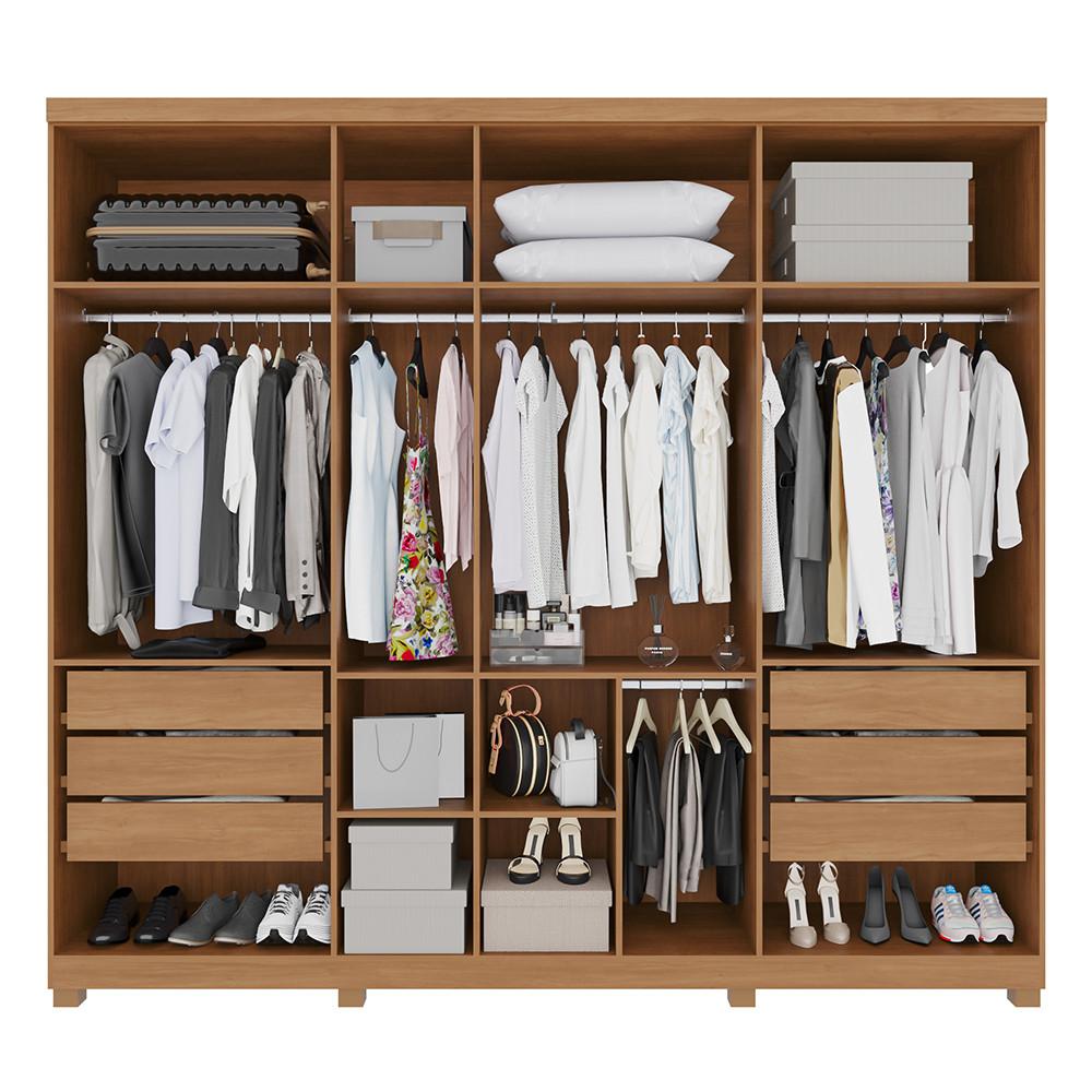 Guarda Roupa Casal 7 Portas com Pés Istambul Benetil - 3