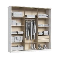 Guarda Roupa Casal 2 Portas de Correr Coliseu Móveis Castro - 3