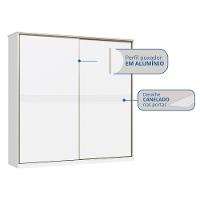 Guarda Roupa Casal 2 Portas de Correr Coliseu Móveis Castro