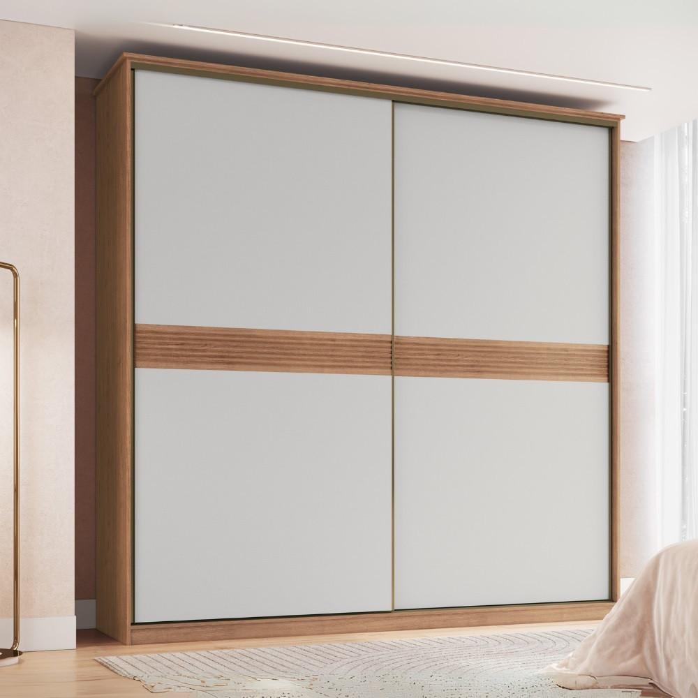 Guarda Roupa Casal Flex 2 Portas de Correr Master New Móveis Castro - 1