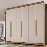 Guarda Roupa Casal 6 Portas com Pés New Master Benetil - 1