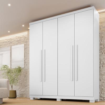 Guarda Roupa Casal 4 Portas com Pés Filadelfia Benetil