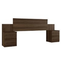 Cabeceira Extensível com 2 Mesas de Cabeceira Império Benetil - 2