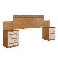 Cabeceira Extensível com 2 Mesas de Cabeceira Império Benetil - 2