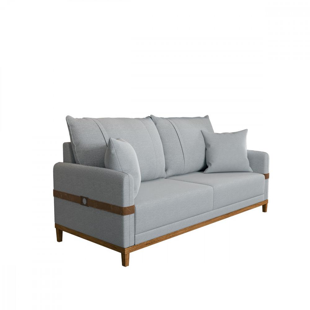 Sofá 3 Lugares 200cm Linho Kazu Bexs Estofados - 2