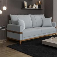 Sofá 3 Lugares 200cm Linho Kazu Bexs Estofados - 1