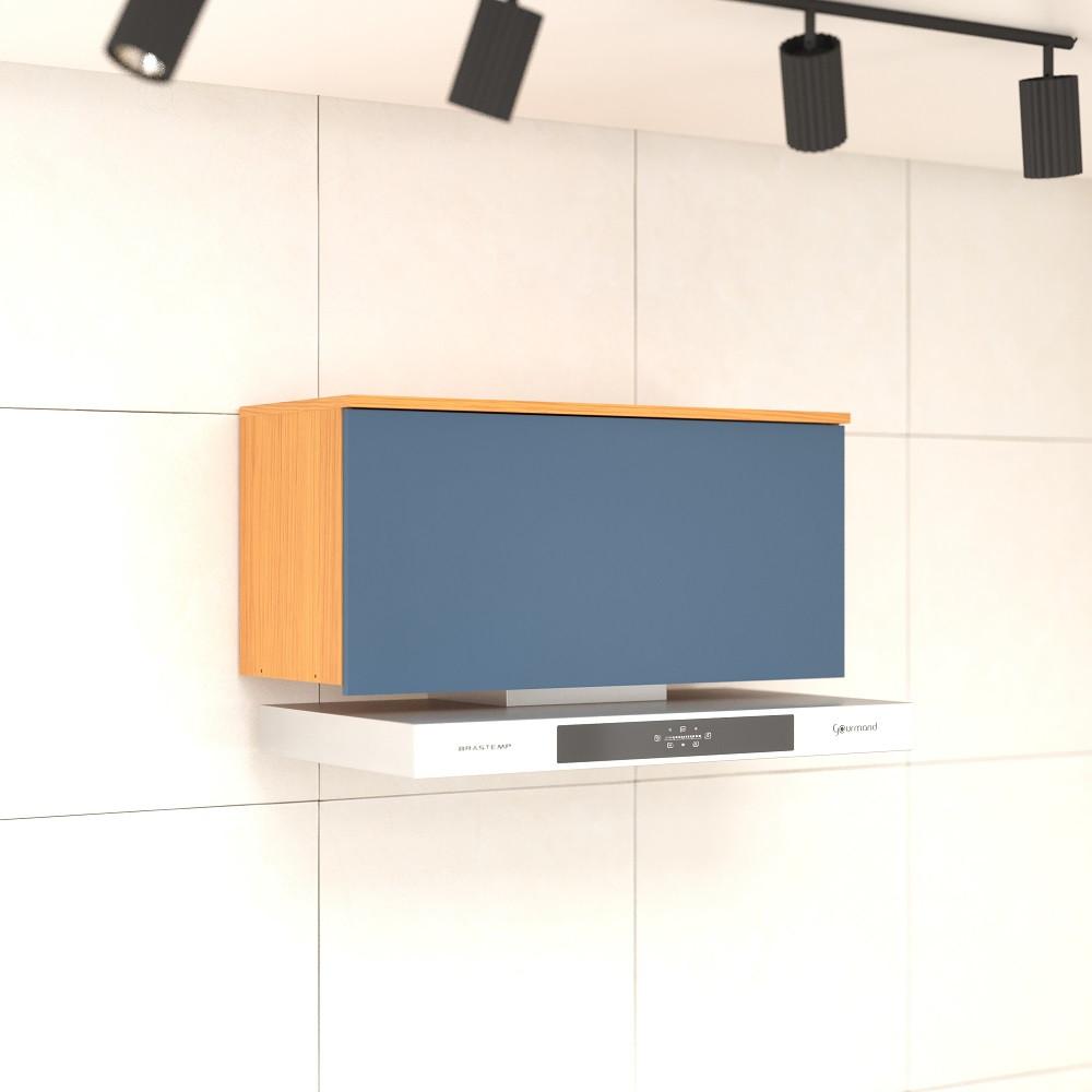 Armário Aéreo 1 Porta Basculante 80cm em MDF Florença Móveis Sul - 4