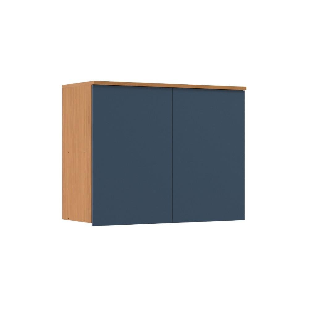 Armário Aéreo 2 Portas 80cm em MDF Florença Móveis Sul - 1