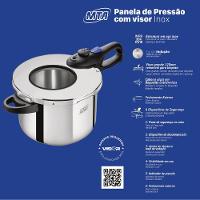 Panela de Pressão MTA Inox Indução com Visor N22 6020 6L - 7