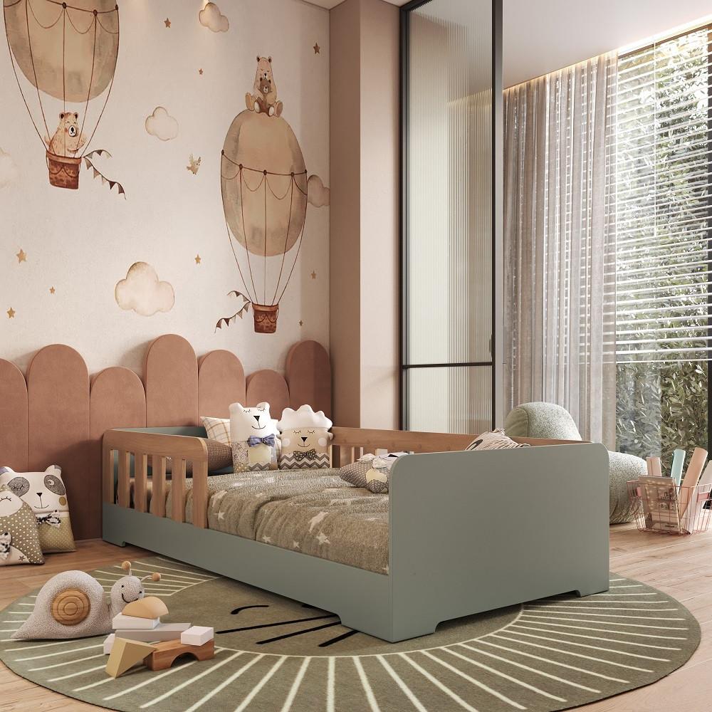 Cama Infantil Montessoriana em MDF Tony Mobikasa - 1
