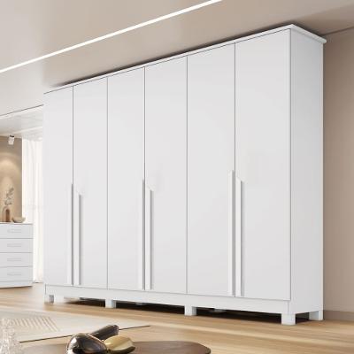 Guarda Roupa Casal 6 Portas com Pés em MDF Bianca Bianchi