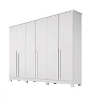 Guarda Roupa Casal 6 Portas com Pés em MDF Bianca Bianchi - 2