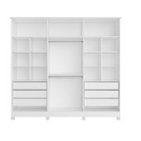 Guarda Roupa Casal 6 Portas com Pés em MDF Bianca Bianchi - 3