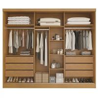 Guarda Roupa Casal 6 Portas em MDF Alvorada Bianchi - 3