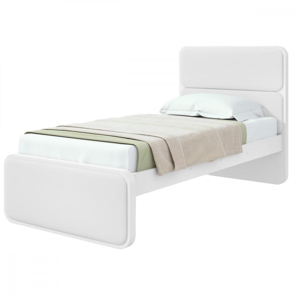 Cama Solteiro 90cm em MDF Loop Lopas - 2