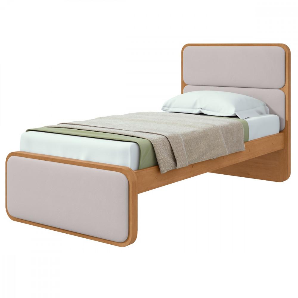 Cama Solteiro 90cm em MDF Loop Lopas - 2