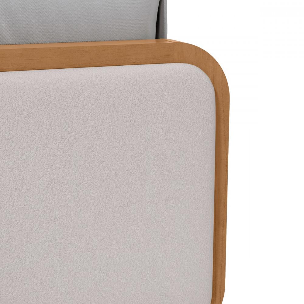 Cama Solteiro 90cm em MDF Loop Lopas - 5