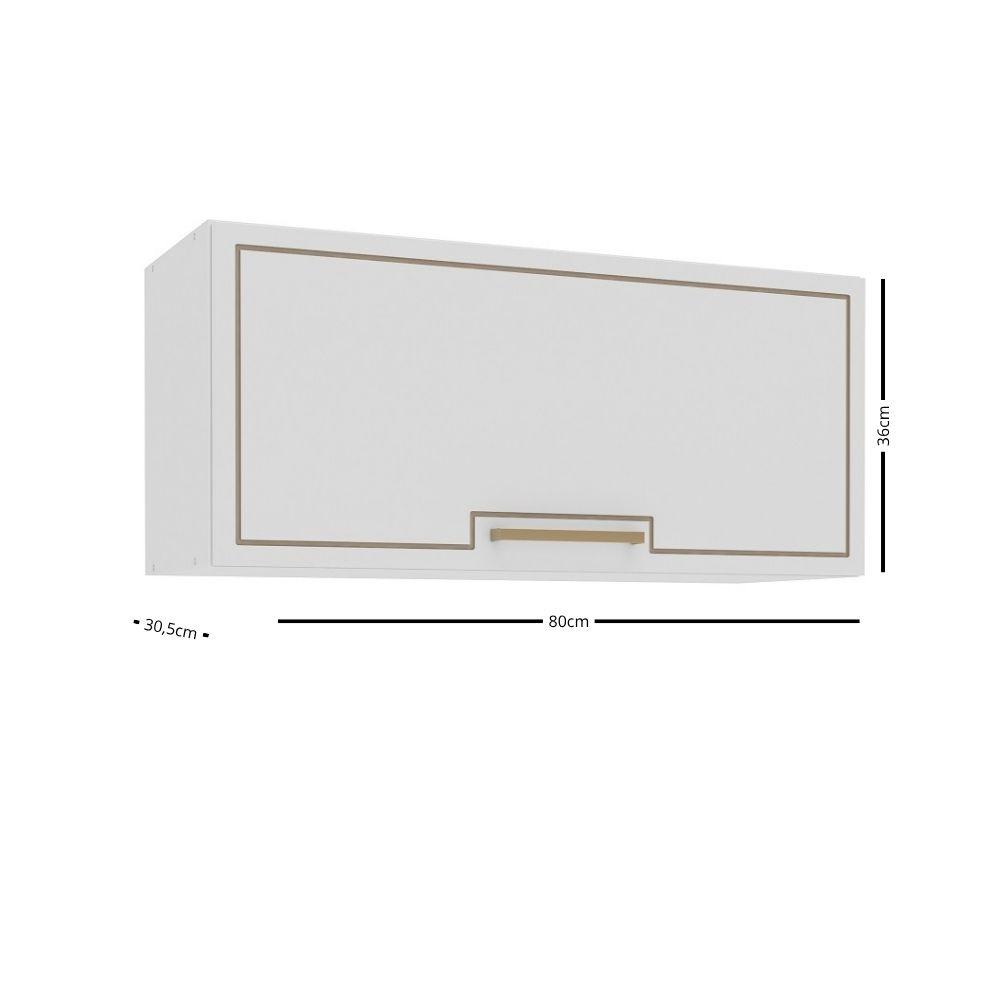 Armário Aéreo 1 Porta Amara Politorno Moveis - 3