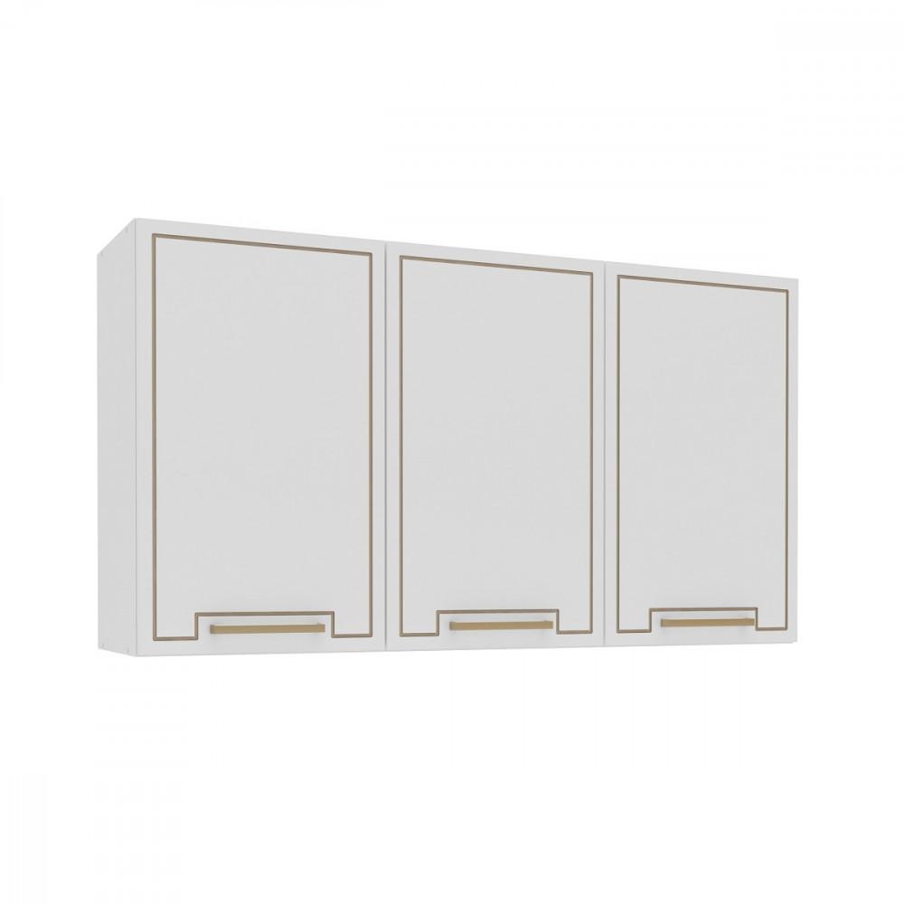 Armário Aéreo 3 Portas Amara Politorno Moveis - 1