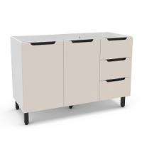 Balcão 2 Portas 3 Gavetas sem Tampo Meena Politorno Moveis - 1