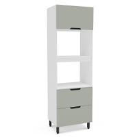 Paneleiro Torre Quente 2 Portas 1 Gaveta Meena Politorno Moveis - 1