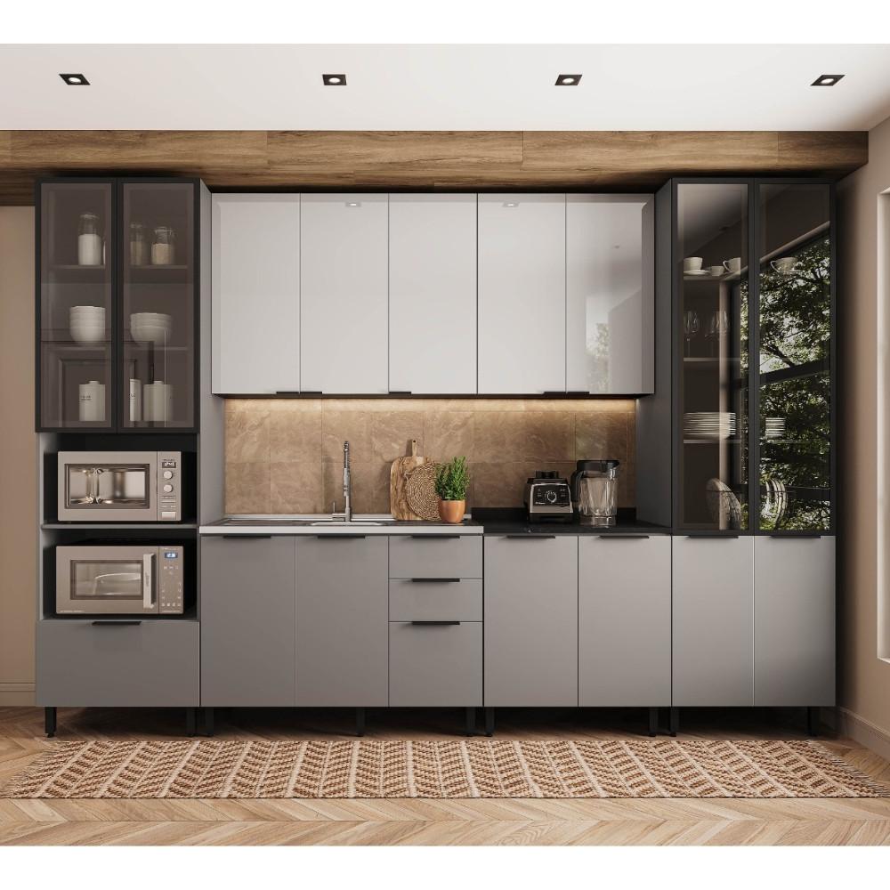 Cozinha Modulada 6 Peças sem Tampo Lumina Telasul - 1