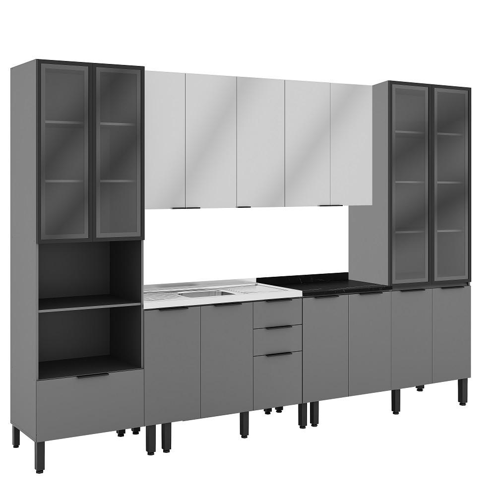 Cozinha Modulada 6 Peças sem Tampo Lumina Telasul - 2