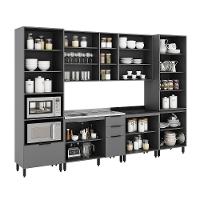 Cozinha Modulada 6 Peças sem Tampo Lumina Telasul - 3