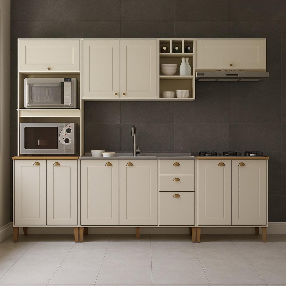 Cozinha Modulada 5 Peças sem Pia Tunisia Atualle - 1