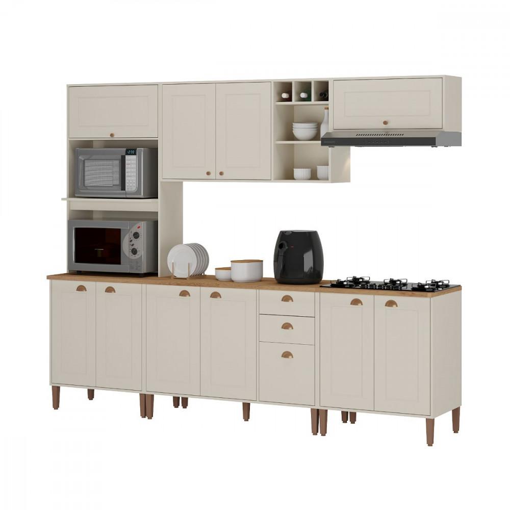 Cozinha Modulada 5 Peças sem Pia Tunisia Atualle - 2