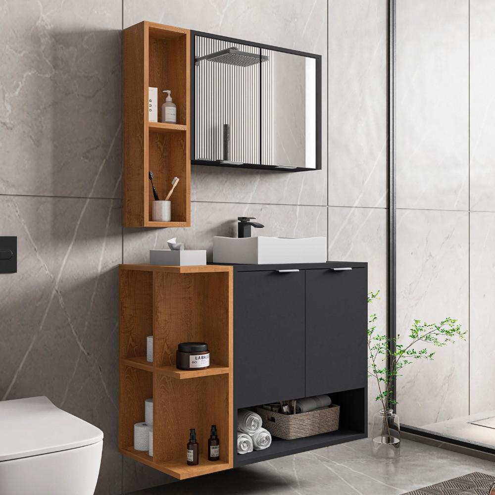 Conjunto para Banheiro com Cuba 4 Portas Ibiza Bechara - 1