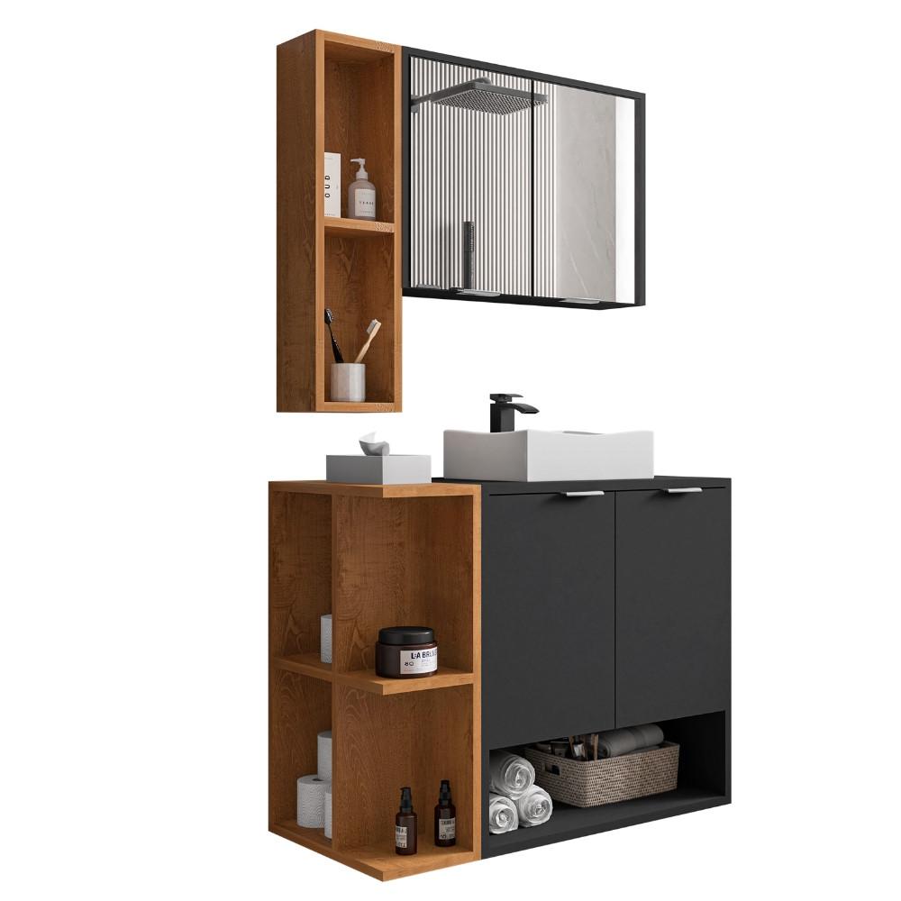 Conjunto para Banheiro com Cuba 4 Portas Ibiza Bechara - 2