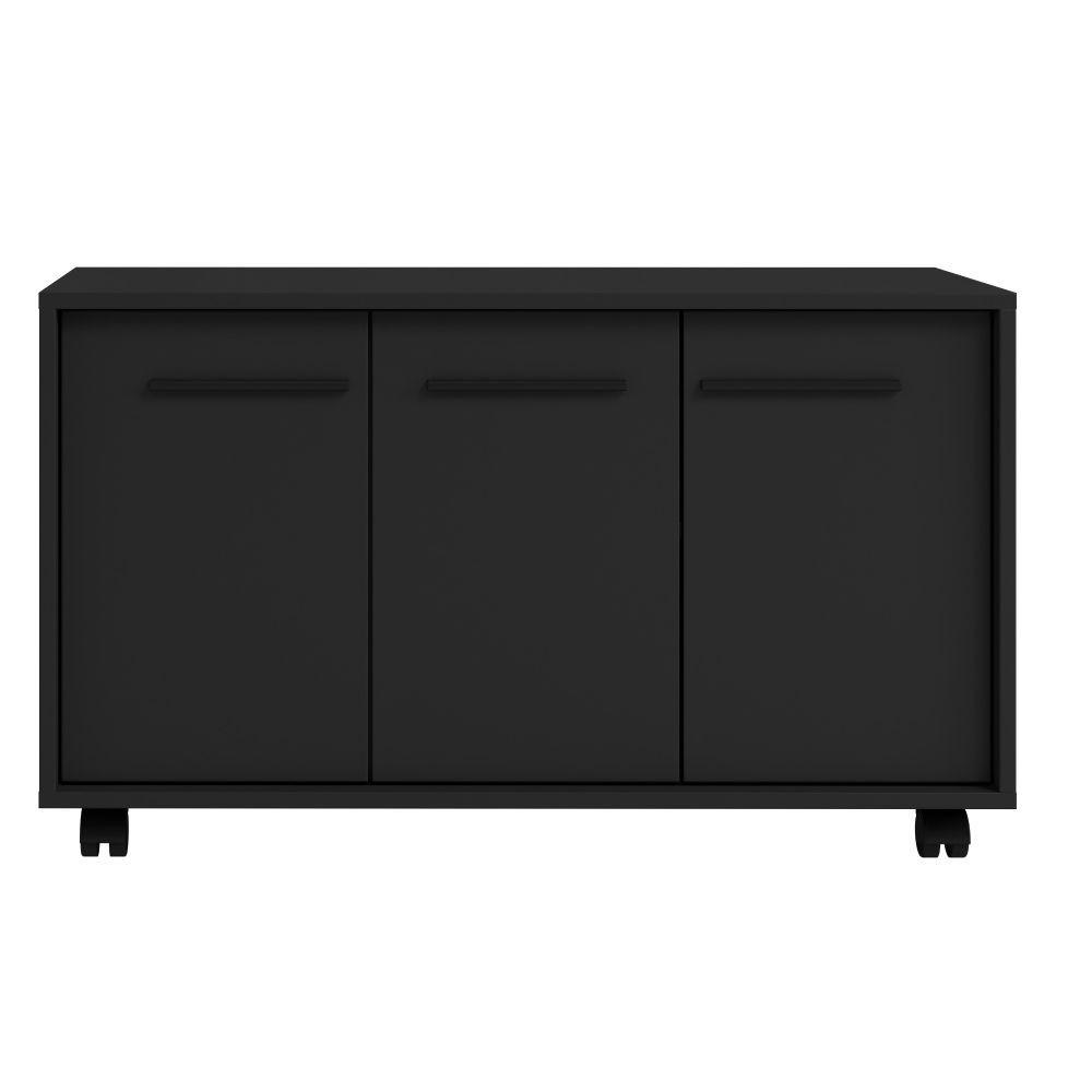 Rack para TV até 40 Polegadas 3 Porta com Rodízio BR113 BRV Móveis - 2
