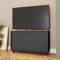 Rack para TV até 40 Polegadas 3 Porta com Rodízio BR113 BRV Móveis - 1