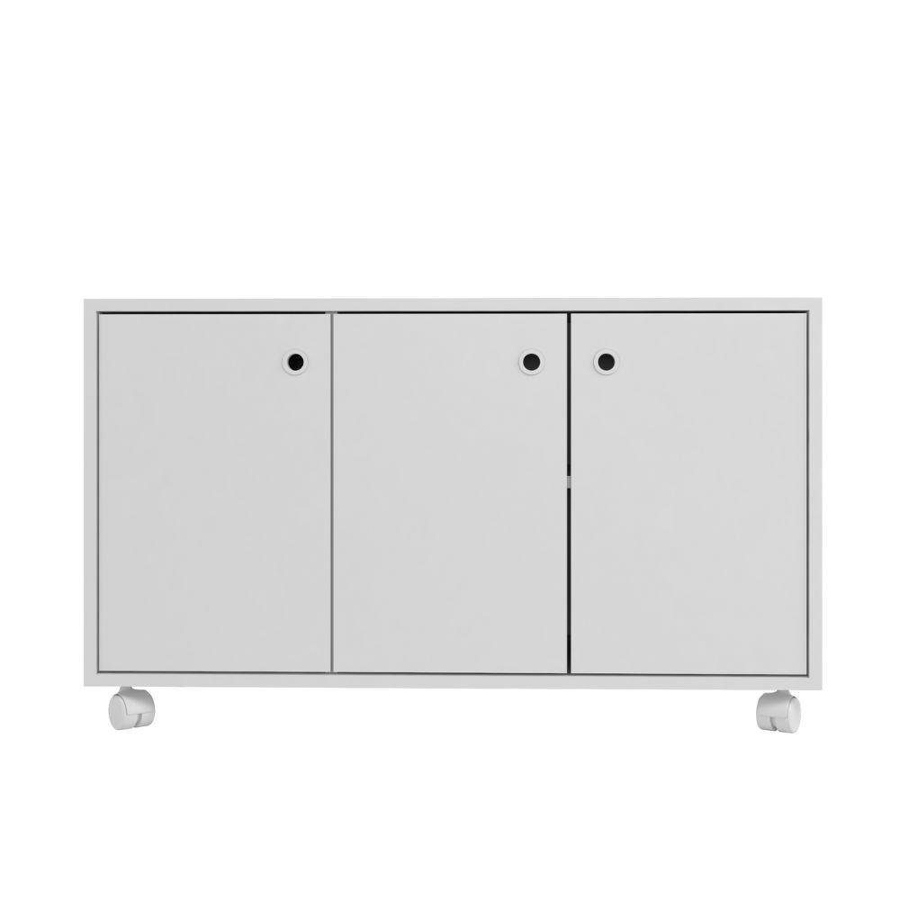 Rack para TV até 40 Polegadas 3 Portas com Rodízio BSE01 BRV Móveis - 2