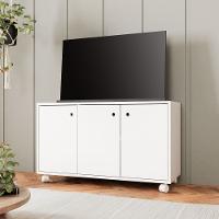 Rack para TV até 40 Polegadas 3 Portas com Rodízio BSE01 BRV Móveis - 1